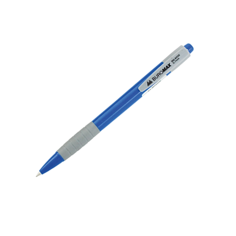 Ручка кулькова BUROMAX (BM.8202) FRESH, автоматична, чорнила сині